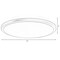 Quickway Imports 12" LED Ceiling Light Fixture Flush Mount 24W 6500K Cool Daylight Energy, White QI004034.M.WT - alternate 7